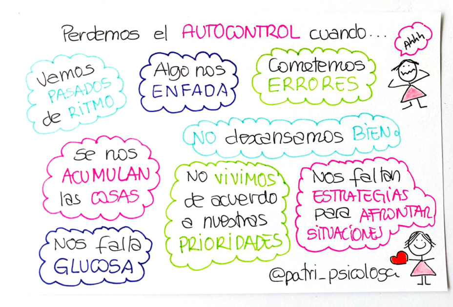 Entrenar el autocontrol Patri Psicóloga